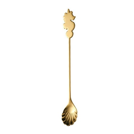 

Long Handle Coffee Stirring Spoons Dessert Salad Fork Small Candy Spoon Stainless Steel Tableware Kitchen Accessories