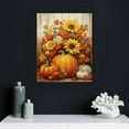 thumbnail image 4 of ONETECH  Autumn Wall Art Pumpkin and Sunflower Canvas Prints Thanksgiving Day Painting Fall Harvest Canvas Pictures Decor Frame, 4 of 4