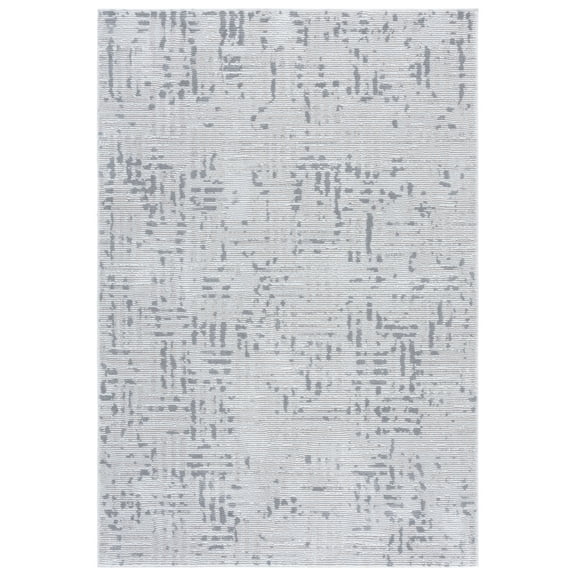 SAFAVIEH Slate Leilah Abstract Area Rug, Light Grey/Grey, 8' x 10'