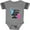 Football Heather and Smoke, variant on Inktastic Gender Reveal Will It Be a Little Buck or Doe? Girls Baby Bodysuit