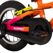 Huffy 12-Inch GRM Kids’ Bike, Multiple Ways to Learn: Balance Mode, Training Wheels & Standard Riding, Triple Brake System, Parent Assist Handle, Fits Riders 33–43 Tall, Ages 3-5, Fuchsia