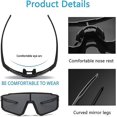 thumbnail image 2 of Gafas de sol deportivas polarizadas, gafas de ciclismo para hombres y mujeres, gafas de ciclismo, gafas de sol con protección UV400, 2 of 4