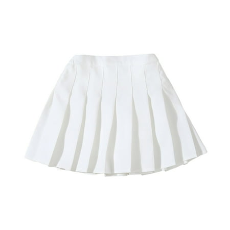 

LUOGENLI Girls Dress Size 10-12 Summer Girls Summer Fashion Waist Tennis Pleated Slim Skirt Casual Waist Skirt Fashion High Skirt Girls Dress Shoes Size 4 Girls Skirts Size 10-12 Long 6-7 Years