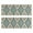 Brown Triangular Geometric, variant on Kitchen Rugs Sets Of 2,Colorful Ethnic Pattern Anti Fatigue Kitchen Mat Rugs Non Slip Washable,Decorative Kitchen Floor Mats for Kitchen,Sink,Laundry,17"X47"