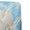 thumbnail image 3 of Ambesonne Blue Fitted & Top Sheet Set with Shams, France Fleur de Lis, Blue, 3 of 4
