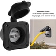 thumbnail image 3 of RV Shore Power Plug, 15 Amp Flanged Inlet Water Resistant Embedded Type Anti Impact Flame Retardant  for Sheds, 3 of 7