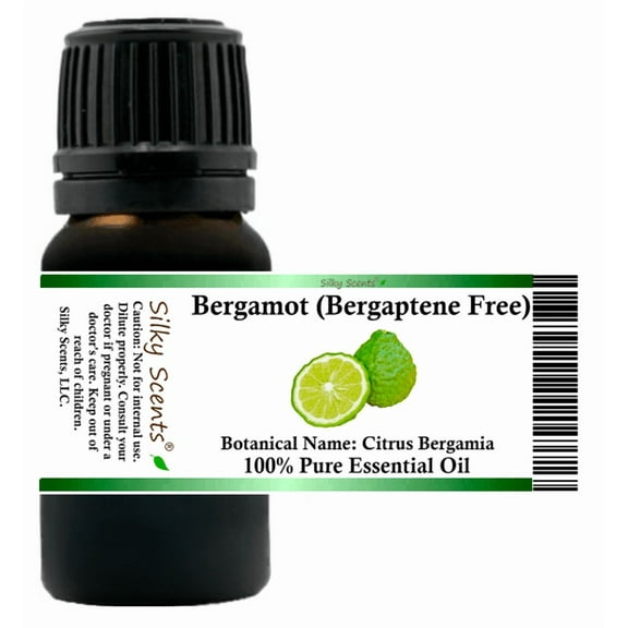 Bergamot Bergaptene Free Essential Oil 5 ml (1/6 fl oz) - 100% Pure and Natural by Silky Scents