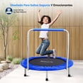 thumbnail image 3 of Trampolín Plegable de 91cm SereneLife, Trampolín Compacto para Ejercicio para Niños, Brincolin de Ejercicio con Mango de Espuma, Carga Máxima 68kg, para Interior/Exterior, 3 of 7