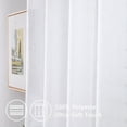 thumbnail image 4 of JCDY White Sheer Curtains 63 inches Length for Bedroom Study Room Kitchen Living Room Grommet Yarn Window Drapes,Transparent Light Weight Soft Window Treatment Curtains,54 x 63 inch,2 Panels, 4 of 15