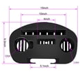 thumbnail image 4 of Hanperal Plateau pour Chaise Zéro Gravité, Porte-Gobelet Multifonctionnel pour Fauteuils Inclinables, Table/plateau Utilitaire à Clipser pour ipadmini/Air/Pro, Cellulaire, Gobelet-Noir, 4 of 4