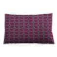 thumbnail image 1 of Ahgly Company Patterned Indoor Rectangular Rich Lilac Purple Lumbar Throw Pillow, 13 inch by 19 inch, 1 of 5