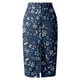 thumbnail image 4 of Gibobby faldas aesthetic pecho de cintura alta con estampado floral elegante diario para mujer(Azul marino, L), 4 of 5