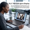 thumbnail image 2 of Lenovo V15 Gen 4 15.6" FHD Laptop, AMD Ryzen 3 7320U, 16GB DDR5, 256GB SSD, Windows 11 Pro, Black, 2 of 7