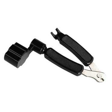 Emlimny 1 Pack Guitar String Winder Guitar String Cutter and Bridge Pin Puller, 3 in 1 Guitar Tool Guitar Accessories