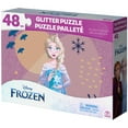 thumbnail image 4 of Disney Frozen, 48-Piece Glitter Jigsaw Puzzle, for Kids Ages 4 and up, 4 of 6