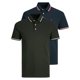 thumbnail image 1 of JACK&JONES polos hombre, pack de 2 - JJEPAULOS POLO 2PK, manga corta, color liso, algodón Negro/Azul oscuro M (Medium), 1 of 7