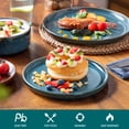 thumbnail image 6 of vancasso, 18 Piece Dinnerware Set, Stoneware Tableware Set For 6, Blue Dishes Plate, 6 of 8