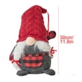 thumbnail image 3 of ddioayh Christmas Couple Doll Ornament for Gift Protection and Holiday Decor with Knitted Hat Rudolph Design, 3 of 3