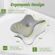 thumbnail image 4 of Almohada de rodilla larga y resistente con soporte medio para quienes duermen de lado. Garantiza estabilidad y ajuste perfecto., 4 of 5