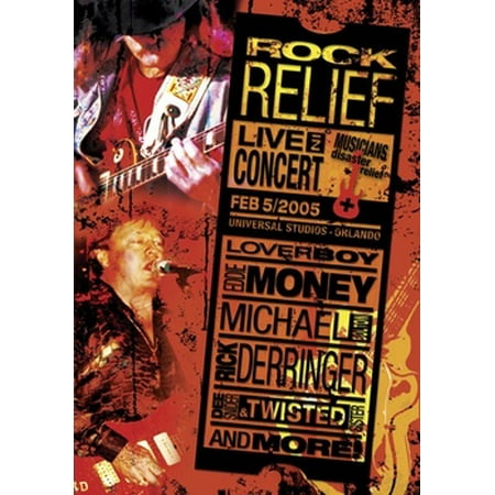 Rock Relief: Live In Concert (DVD) (Best Live Rock Concerts)