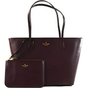 Kate Spade Bennet Place Small Harmony Smooth Leather Tote Shoulder Bag Purse Handbag with Matching Wristlet Pouch