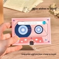 thumbnail image 4 of Voice Recordable Greeting Card for Valentine's Day 2026, 60s Message Recorder Cassette Tape Card with Adhesive Back, Reusable Voice Gift for Mom, Grandma, Birthday, 4 of 10