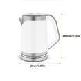 thumbnail image 2 of 2L Large Capacity Stainless Steel Electric Kettle, Double Layer Wall, Automatic Shut Off, Safe Boiling, 2 of 6