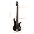 thumbnail image 2 of Glarry Beginner 4-String Electric Bass Guitar with Accessories, 2 of 9