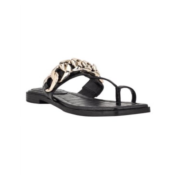 GUESS GUESS Womens Ariya Flat Sanda Black 5M