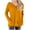 Yellow, variant on WXLWZYWL Oversized Tshirts Shirts For Women Solid Workout Sweatshirts Casual Basic Long Sleeve Shirt Classic Crew V-Neck Tops