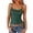 Green, variant on Sparkly Tank Tops for Women Shiny Sleeveless Glitter Shirts U Neck Evening Party Holiday Blouse M