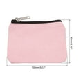 thumbnail image 2 of Coin Purse Pouch, Small Organizer Bags Zipper 3" x 5", Pink, 2 of 5