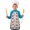 Boston Terrier and, variant on Dog Paw Print Rainbow Chevron Pattern Teens Aprons, Adjustable Neck Strap, Toddler & Teens Aprons for Cooking & Baking, 19x23.6 Inches