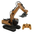 thumbnail image 4 of Excavadora de control remoto a escala 1:20 de 2,4 G con rotación de 680° y 11 canales, vehículo de construcción a control remoto, batería única, 4 of 14