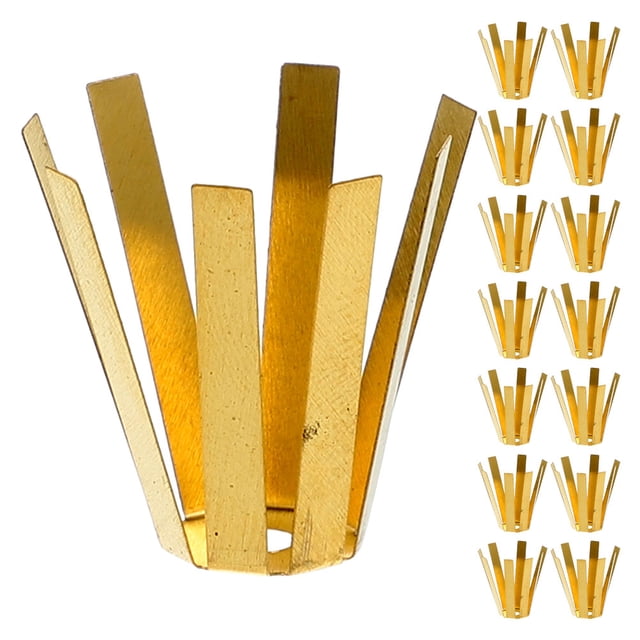 TEHAUX 15Pcs Brass Golf Shaft Adapter Shims Octopus Design for Adjustable Golf Shaft Fit and Stability