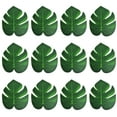 thumbnail image 2 of D-GROEE Artificial Palm Leaves 12pcs Fake Green Leaf,Faux Monstera Leaves Tropical Faux Leaves for Safari Jungle Hawaiian Luau Party Table Decoration Wedding Birthday Theme Party, 2 of 7