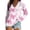 A03-Pink Plus Size Top, variant on Halloween Womens Tops V Neck Long Sleeve Shirts Cute Funny Graphic Tunic Top Causal Fashion Raglan Sleeves Tee Shirts Pink,S