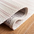 thumbnail image 5 of SAFAVIEH Martha Stewart Cotton Striped Area Rug, Pink/Ivory, 5' x 7', 5 of 8