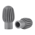 thumbnail image 2 of FLhrweasw 4 Piezas Silicona Drum Stick Practice Tip Head Drumstick Mute Damper (gris), 2 of 9