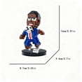 thumbnail image 3 of Soccer Star Building Blocks, 3D Soccer Legend Micro Bricks Figure, DIY Model Kit for Kids & Adults, Creative Desktop Decor Gift for Soccer Fans, 3 of 6