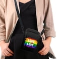 thumbnail image 4 of HELLHERO Shoulder Strap Cross Body Purse, Polyester Adjustable Shoulder Strap Crossbody Bag for Women, Love Theme Design, 4 of 7