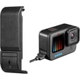 thumbnail image 1 of SURJDE Replacement Side Door for GoPro Hero 10 Hero 9, Premium POM Plastic Removable Battery Case Cover Lid Type-C Charging Port Adapter Repair Part Camera Vlog Accessories with dust Plug, 1 of 6