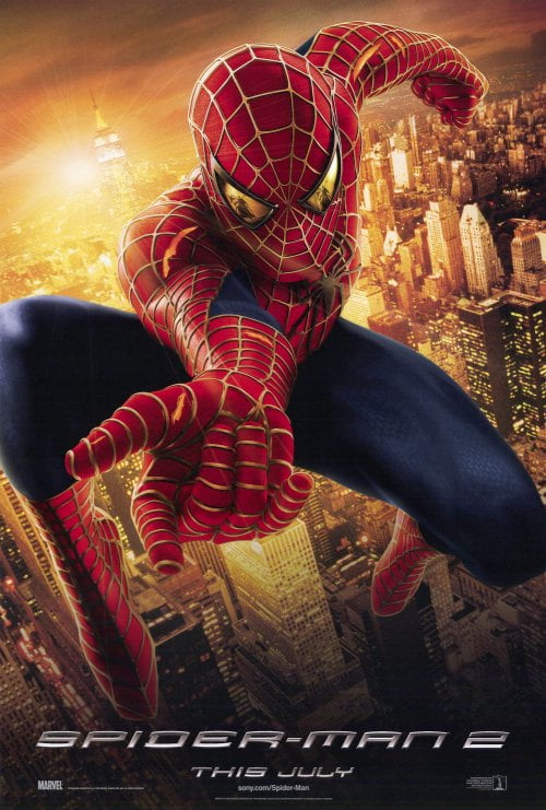 Spider-Man 2 (2004) 27x40 Movie Poster - Walmart.com - Walmart.com
