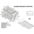 thumbnail image 4 of Leo & Lacey Twin Over Full Staircase Trundle Bunk Bed, 4 of 4