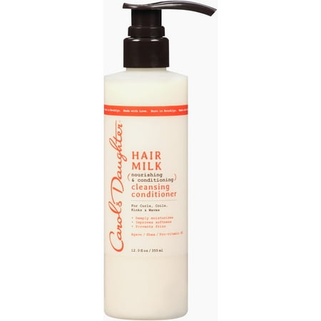 Carol’s Daughter Hair Milk Cleansing Conditioner For Curly Hair, Sulfate Free, 12 fl oz