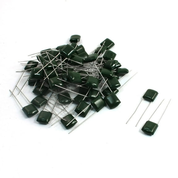 Unique Bargains 60Pcs 0.047uF 100V Radial Leads Polyester Film Capacitors 2A473J