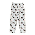 thumbnail image 5 of Goofa Dachshund Dog Printed Soft Pajama Pants for Women, Wide Leg Comfy Casual Lounge Yoga Pants-Medium, 5 of 9