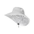thumbnail image 1 of Sun Protection Zone Unisex Lightweight Adjustable Outdoor Booney Hat (100 SPF, UPF 50+) - White, 1 of 1