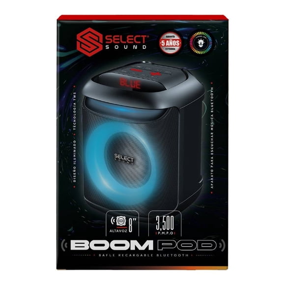 Bafle Select BT2108 Boom 8 Pulgadas Negro