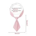 thumbnail image 2 of CORBATA PREHECHA CHIC PARA MUJERES Corbata Pequeña de Color Sólido para Uniforme Escolar Rosa Claro Talla Única, 2 of 5